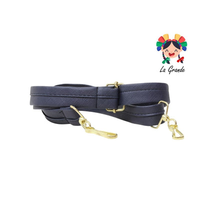 047 Bolsa Tricolor Marino Casual para Dama