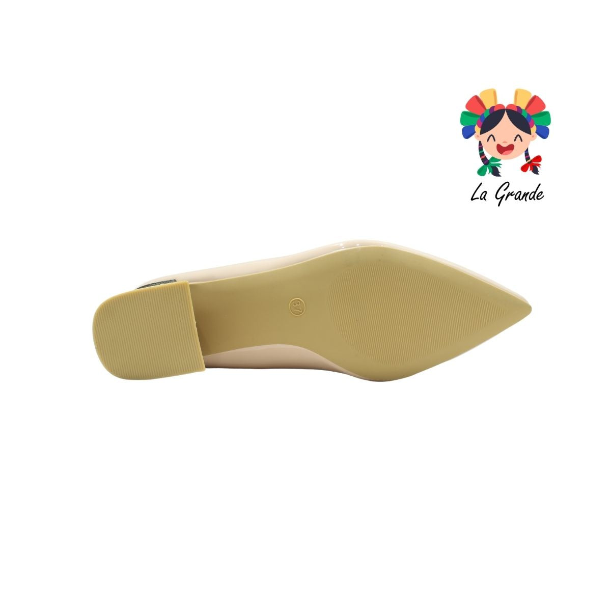 0515 VI LINE FASHION Nude Sint Zapato de Vestir para Dama