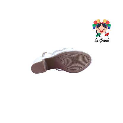 051 MARI ROSS Blanco Cabra Zapatilla para Dama