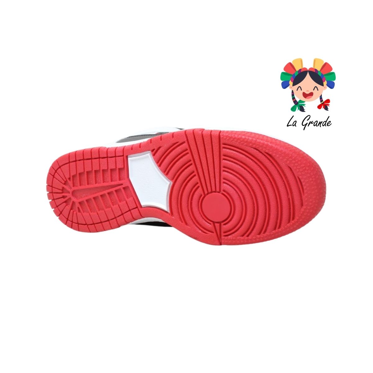 055 WALKQUIR Bco Ngo Rojo Tenis Casual para Caballero