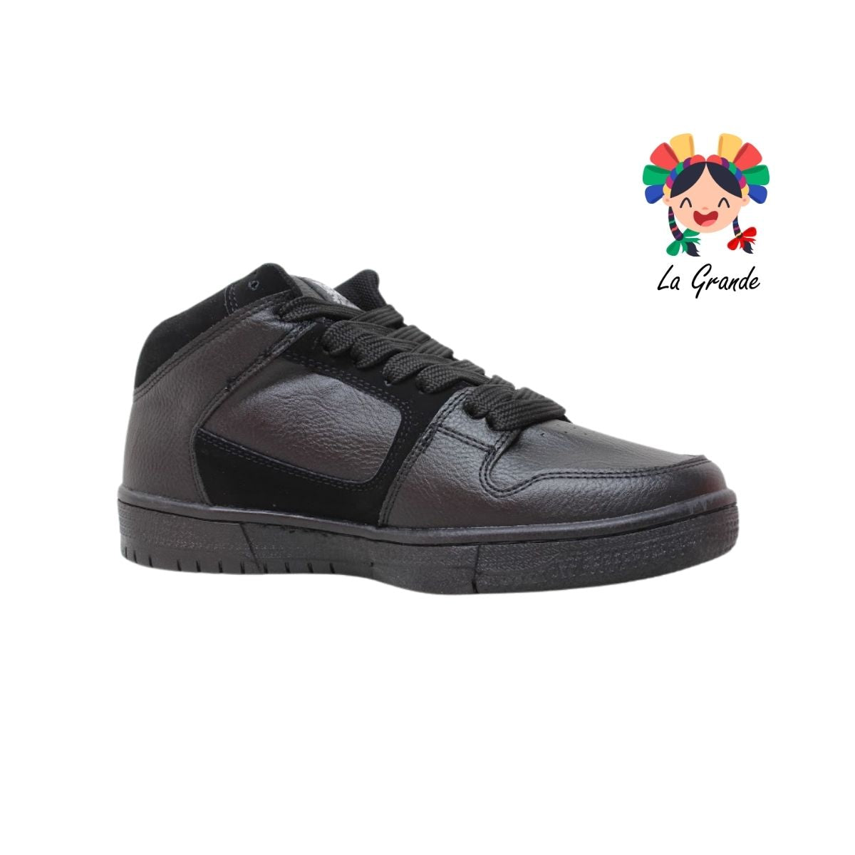 055 WALKQUIR Negro Negro Tenis Casual para Caballero