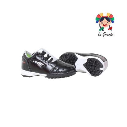 060 GATTUSO Ngo Pta Pta Ngo Sintético Tenis de Fútbol Rápido para Niña y Niño