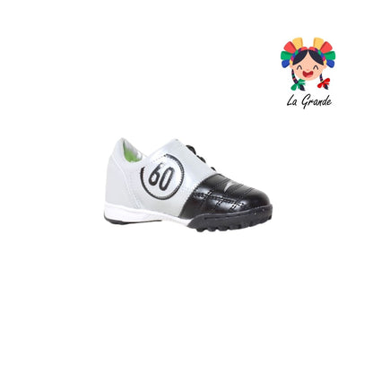 060 GATTUSO Ngo Pta Pta Ngo Sintético Tenis de Fútbol Rápido para Niña y Niño