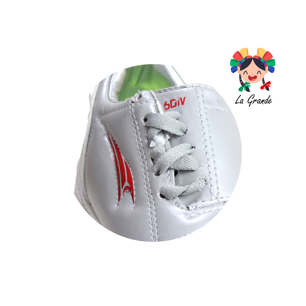 060 GATTUSO Pta Ngo Rojo Rojo Sintético Tenis de Fútbol Rápido para Niña y Niño