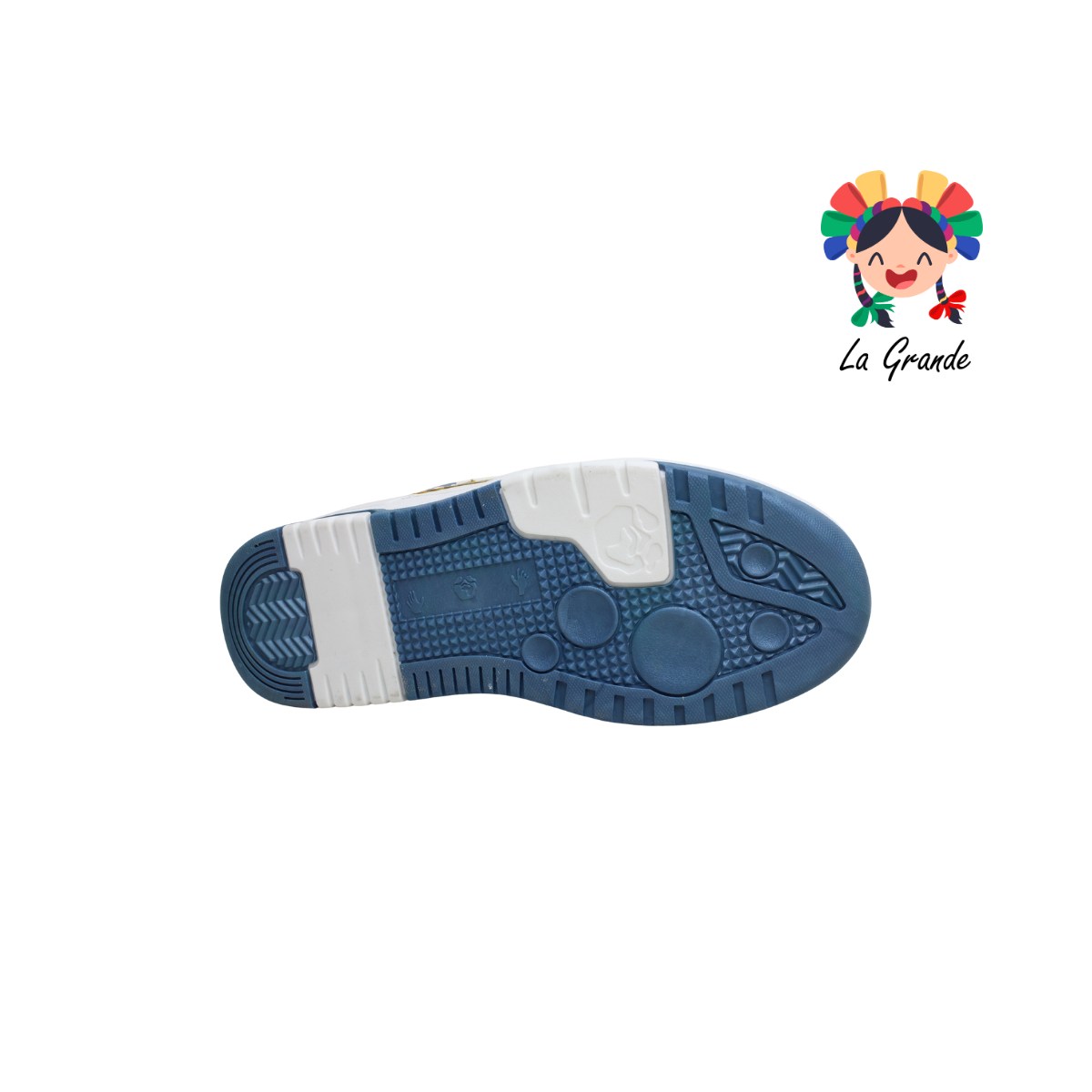 060 WALKQUIR Latte Azul Tenis Casual para Dama, Joven y Caballero