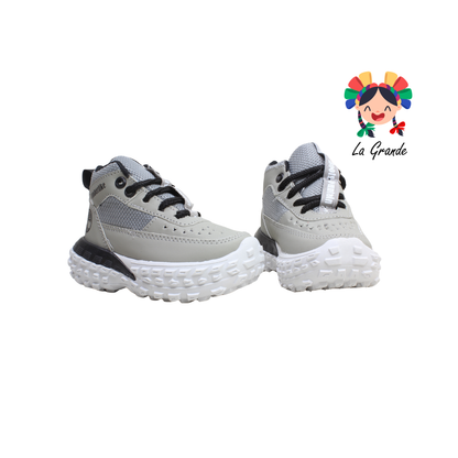 066 VANNI CLUB Gris Negro Sint Bota de Montaña para Niño