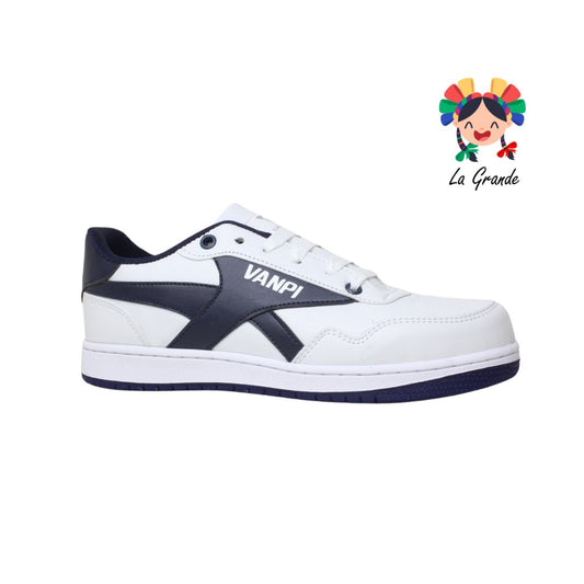 070 VANPI Blanco Marino Tenis Casual para Caballero