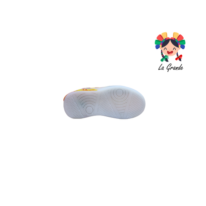089-120 SPACE BOYS Negro Rojo Sint Tenis Casual con Luz Led para Niño