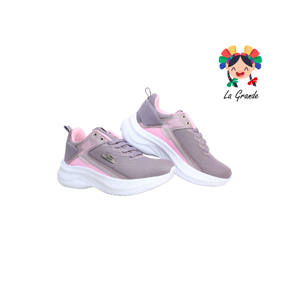 090 SPEIS10 Púrpura Rosa Tenis Deportivo para Dama