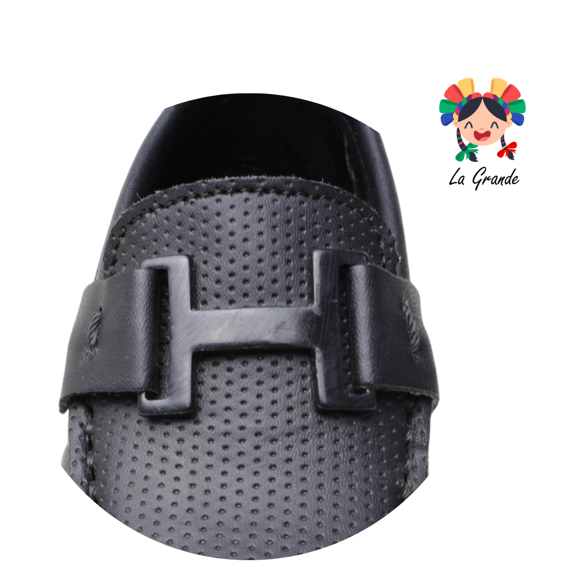 093 CUSTOM Negro Zapato tipo Mocasín para Bebé