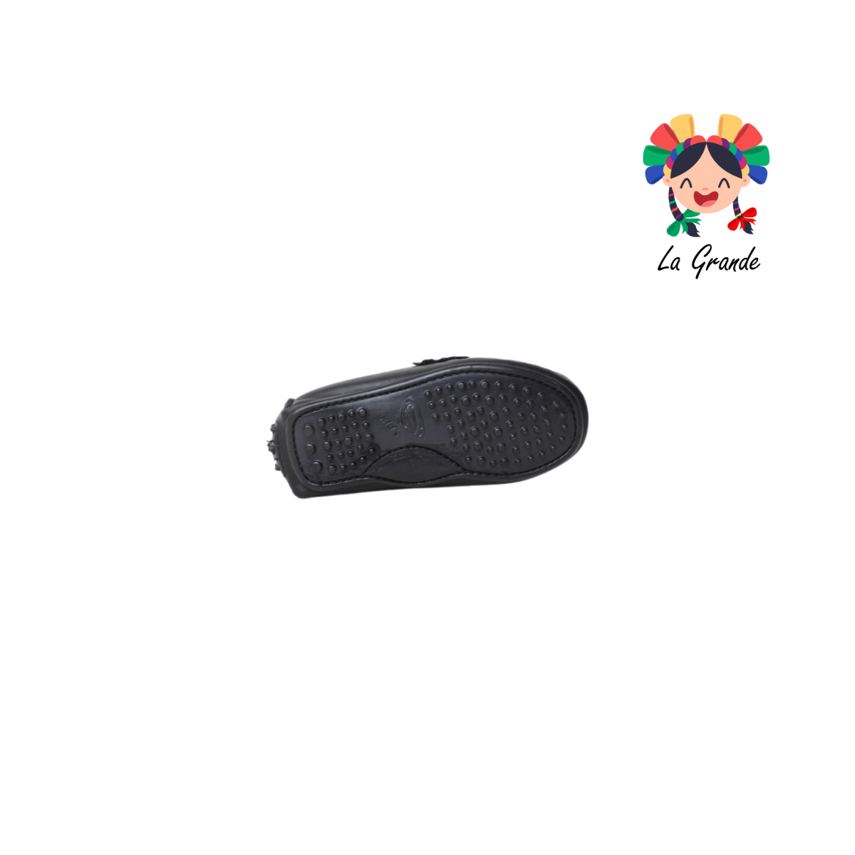 093 CUSTOM Negro Zapato tipo Mocasín para Bebé