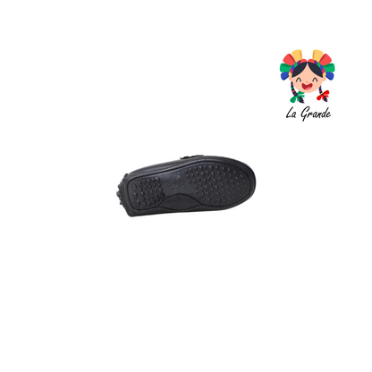 093 CUSTOM Negro Zapato tipo Mocasín para Bebé
