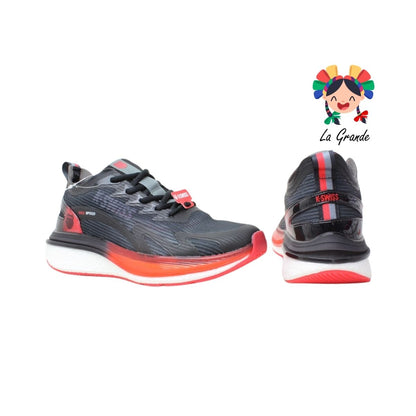 0F727016 K-SWISS Drop Ngo Rojo Tenis Casual para Caballero