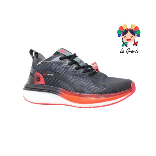0F727016 K-SWISS Drop Ngo Rojo Tenis Casual para Caballero