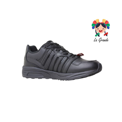 0F734017 K-SWISS Negro Negro Ranell Tenis Casual para Caballero