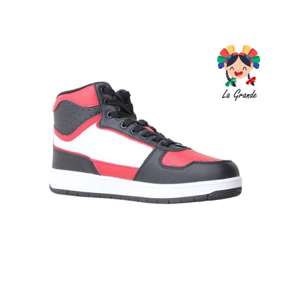 0F735016 K-SWISS Blanco Rojo Stadium Tenis Casual para Caballero