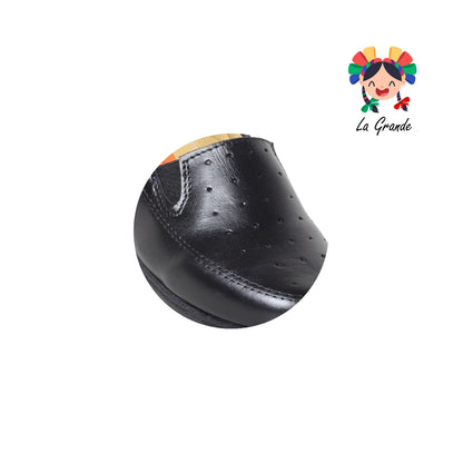 800 FANNY Negro Piel Zapato Casual para Dama