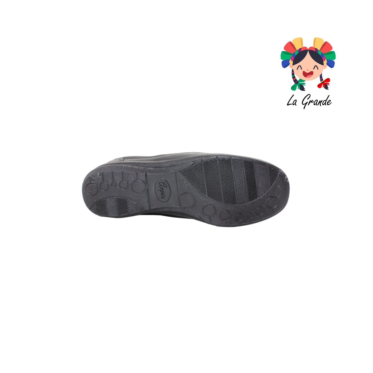804 AMPARO Negro Piel Zapato Casual para Dama