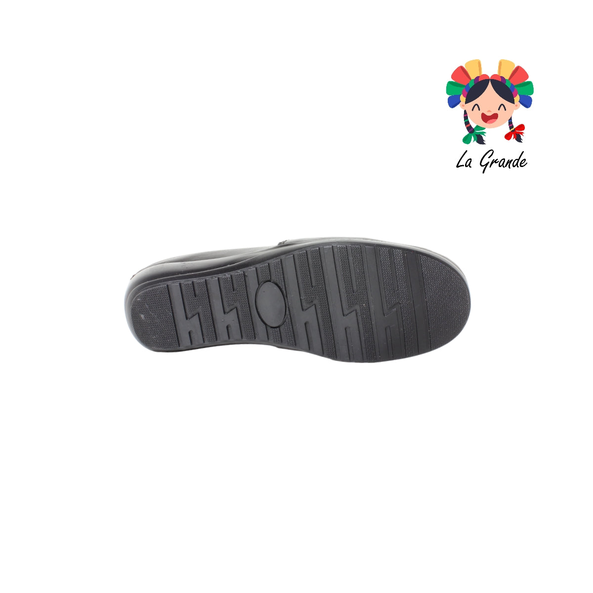 145 AMPARO Negro Piel Zapato Casual para Dama