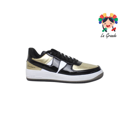 1000-3 HARMAN Bco Ngo Oro Tenis Casual para Caballero