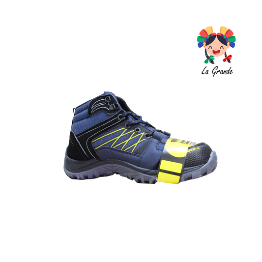 1004 CROSS X Negro Marino Bota con Casquillo para Caballero