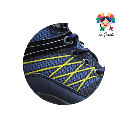 1004 CROSS X Negro Marino Bota con Casquillo para Caballero