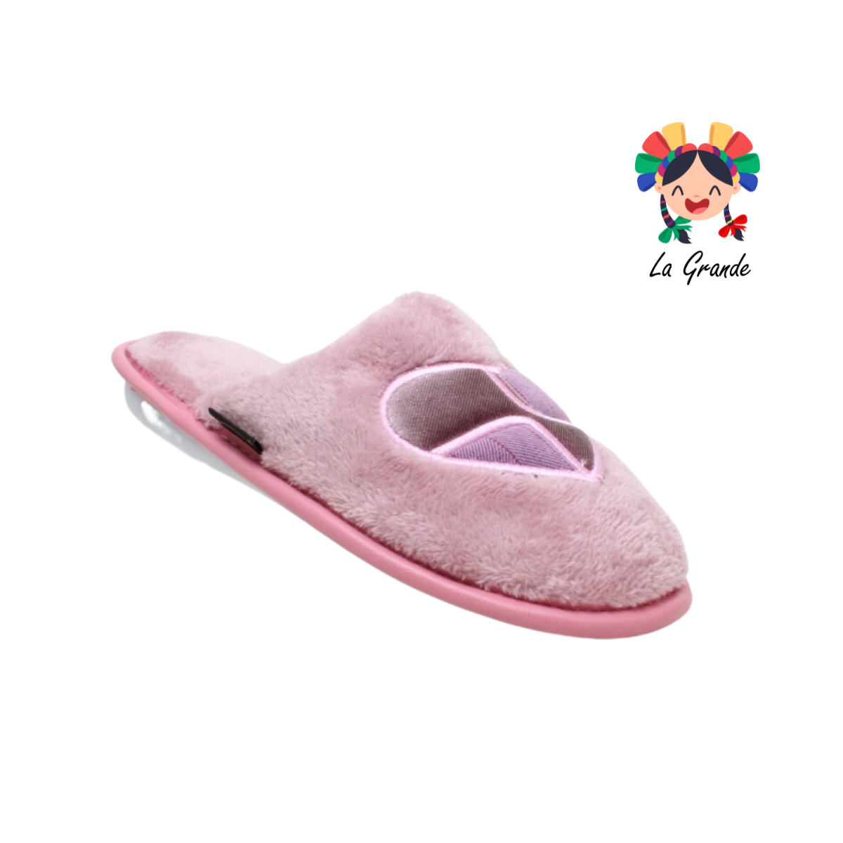 10078 STHAL Rosa Pantufla para Dama