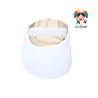 100 SOFITA Blanco Charol Balerina para Niña y Dama