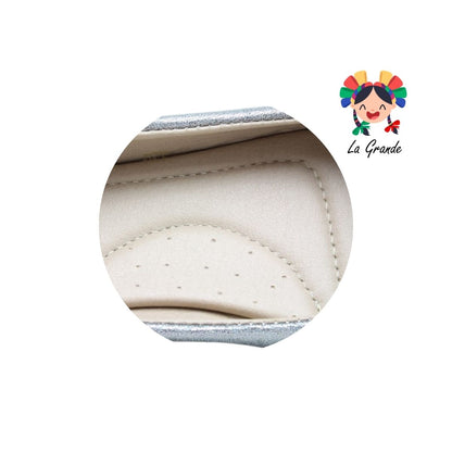 100 SOFITA Plata Salma Sintético Balerina para Niña y Dama