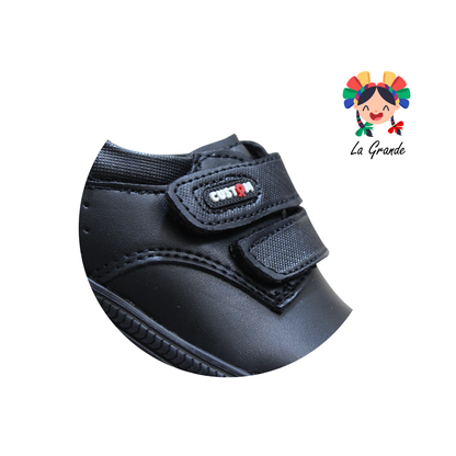 2260 CUSTOM Negro Rojo Napa Zapato Casual para Niño