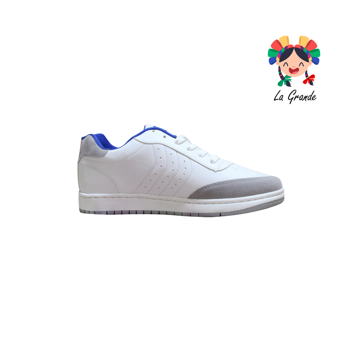 338 BOOST Bco Rey Rojo Napa Tenis Casual para Caballero