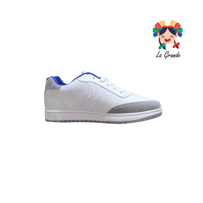 338 BOOST Bco Rey Rojo Napa Tenis Casual para Caballero
