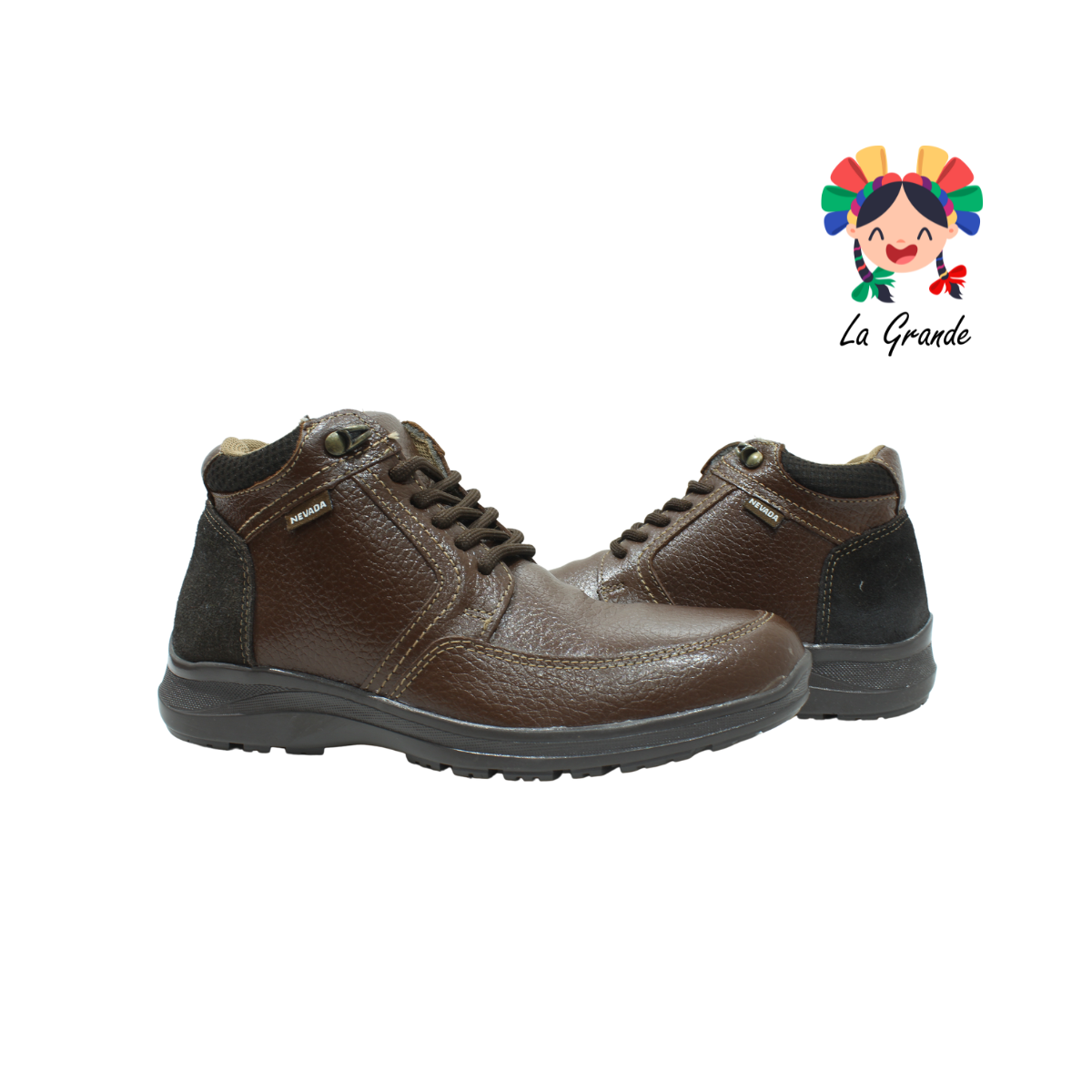 10104 NEVADA Café Piel Bota para Caballero