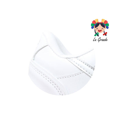 1010 FRAKOS Blanco Blanco Tenis Casual para Dama, Joven y Caballero