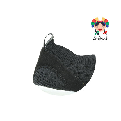 101309 FLEXI Negro Slip On Tenis Casual con Pedrería para Dama