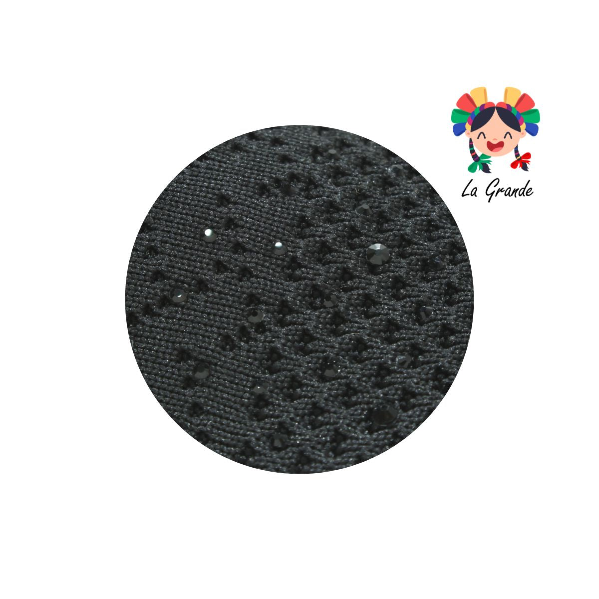 101309 FLEXI Negro Slip On Tenis Casual con Pedrería para Dama