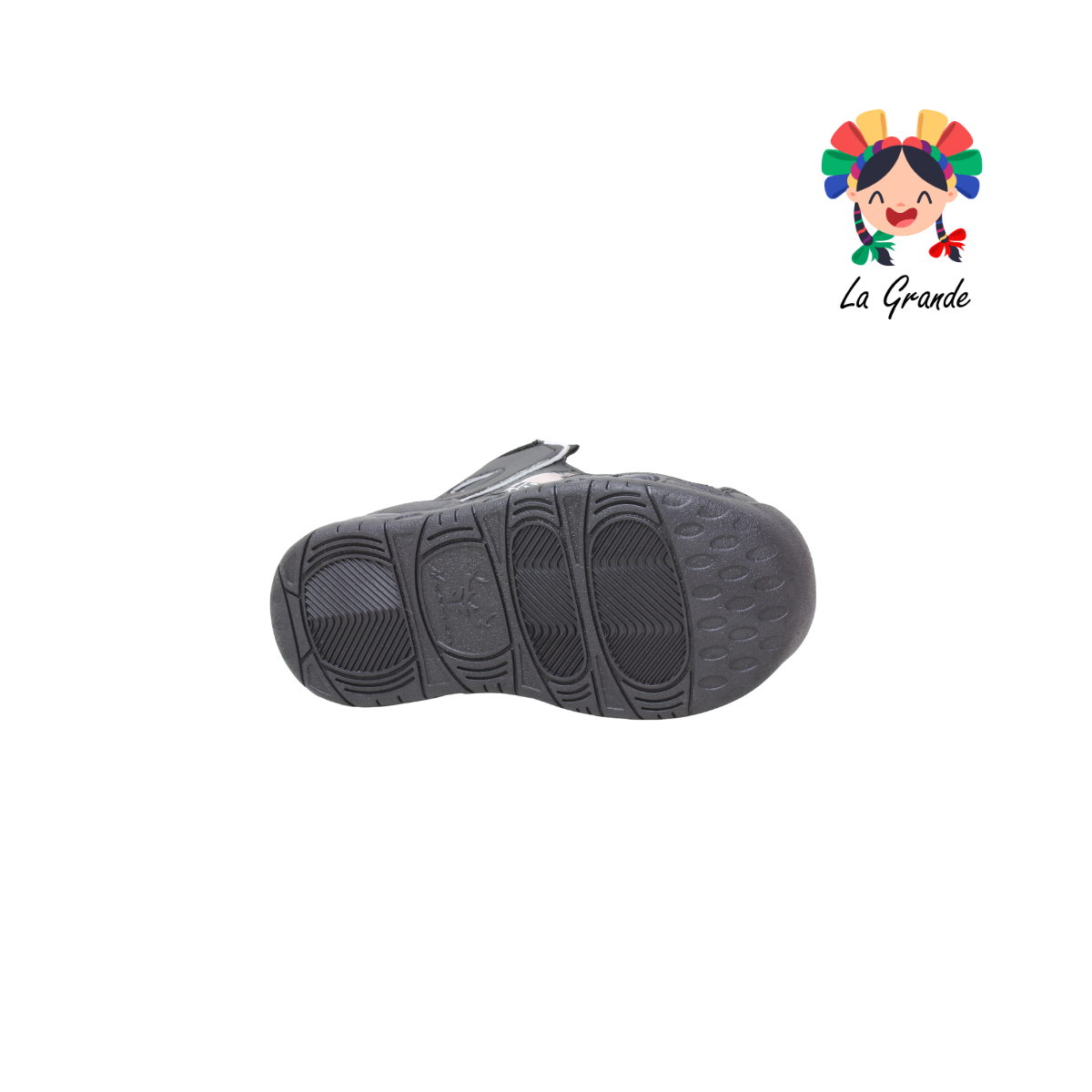 1018 CAPI HARMAN Negro Blanco Sint Tenis Casual con Luces para Niña y Niño