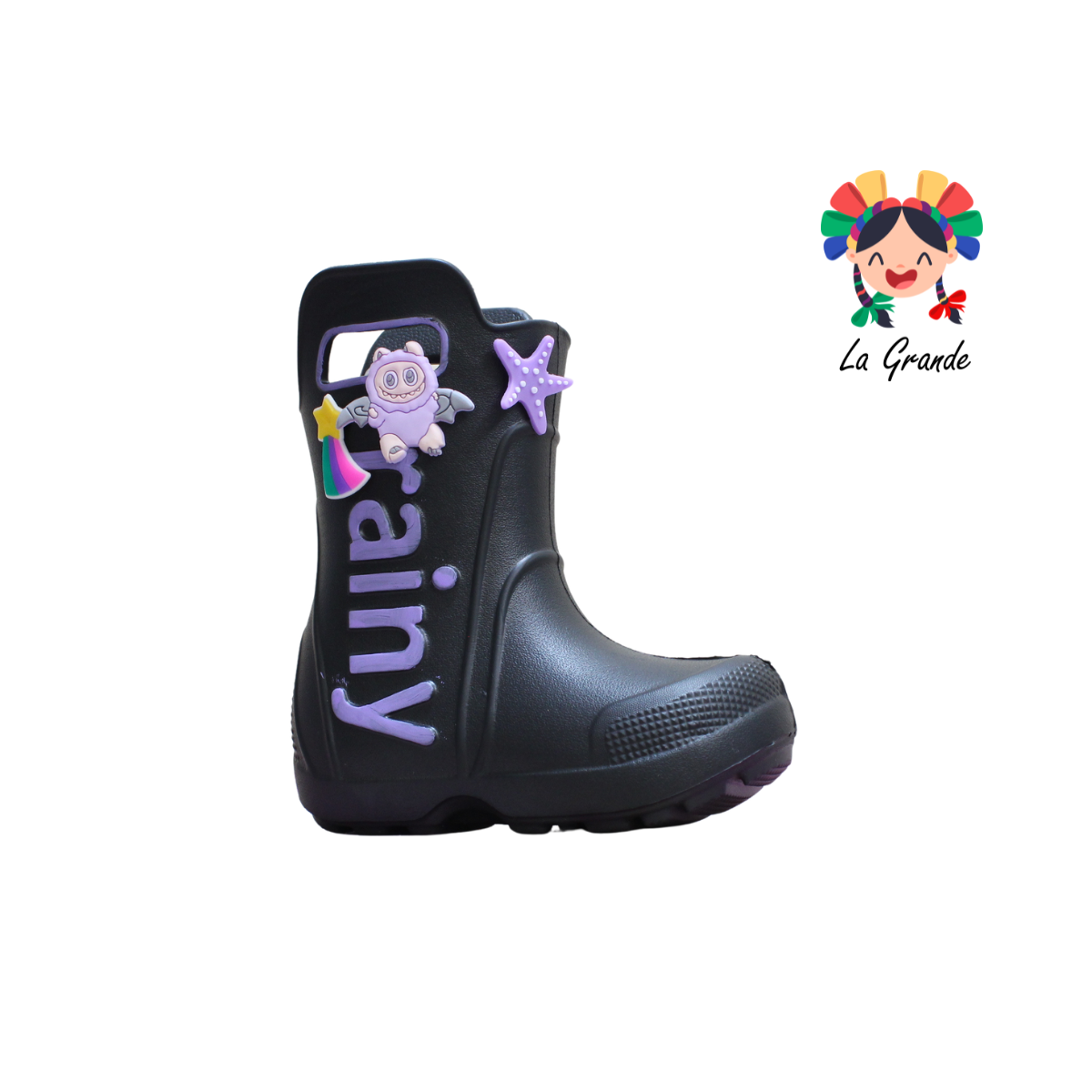 CX-0159 NEHK Multicolor Bota De Hule para Niña y Niño