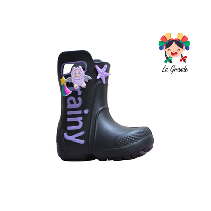 CX-0159 NEHK Multicolor Bota De Hule para Niña y Niño