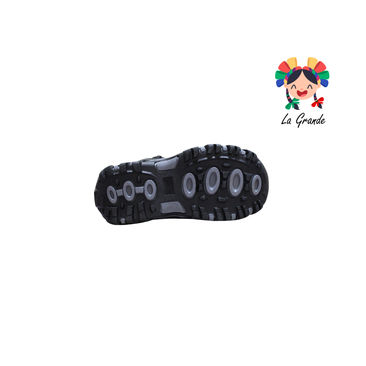 3049 BODDY Negro Napa Bota de Montaña para Niño