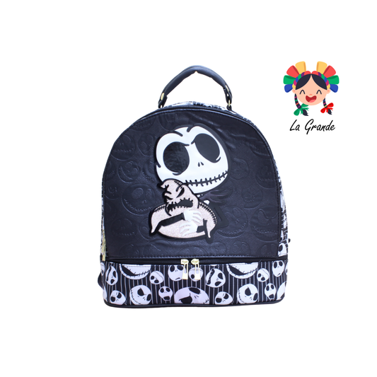 016 JAK LUCCIANA Mochila Negro Blanco Casual para Dama
