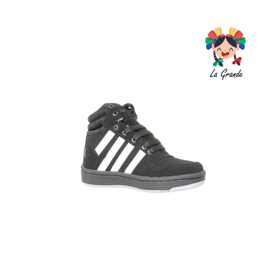 1020 CUPRA Ngo Bco Gris Nobuck Tenis Casual para Niña y Niño
