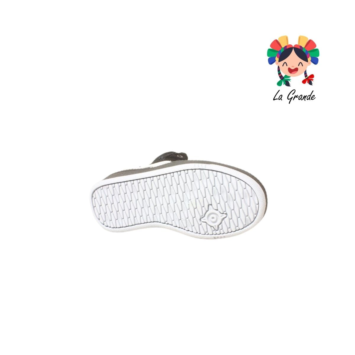 1020 CUPRA Ngo Bco Gris Nobuck Tenis Casual para Niña y Niño