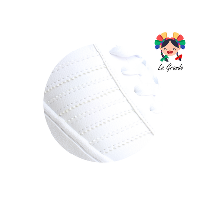 1028 HARMAN Blanco Blanco Tenis Casual para Caballero