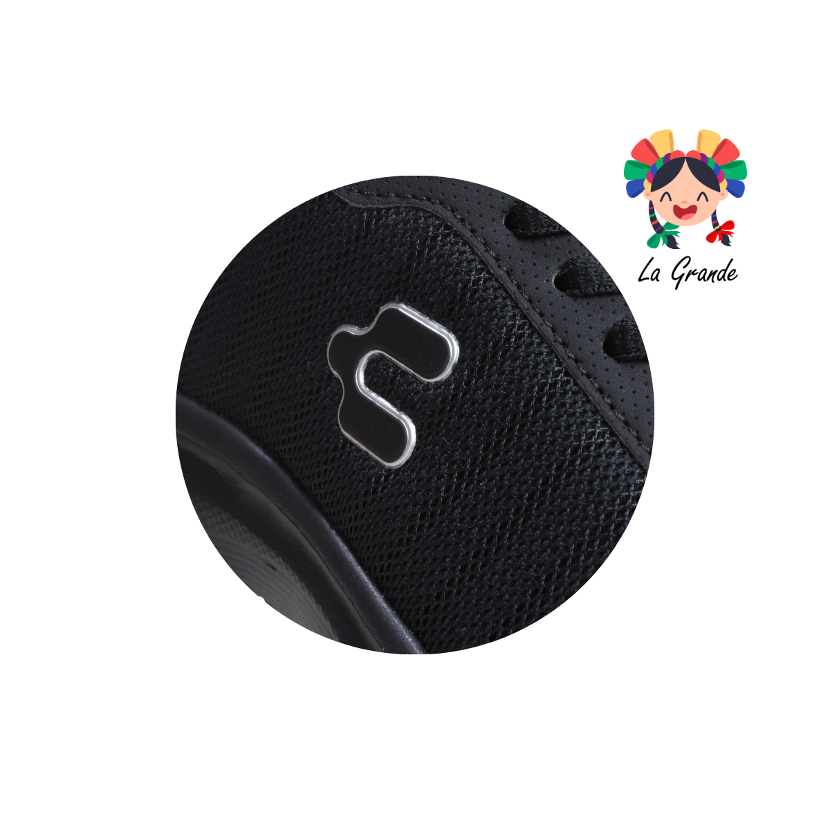 1029151 CHARLY Negro Negro Tenis Deportivo para Dama y Joven
