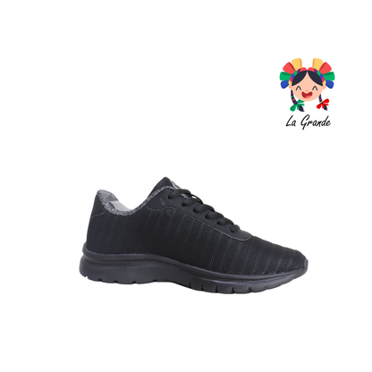 1029151 CHARLY Negro Negro Tenis Deportivo para Dama y Joven