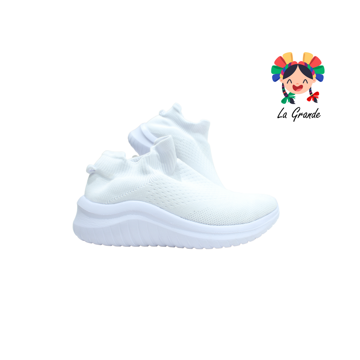 102 CAPIEL´SK Blanco Tenis Deportivo para Joven y Dama