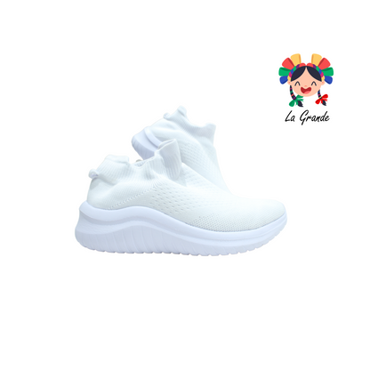 102 CAPIEL´SK Blanco Tenis Deportivo para Joven y Dama