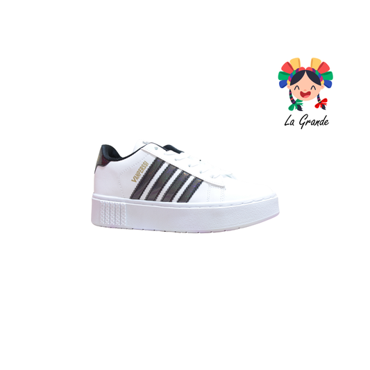 1420 VANPERSSI Bco Ngo Barbie Sint Tenis Casual para Dama