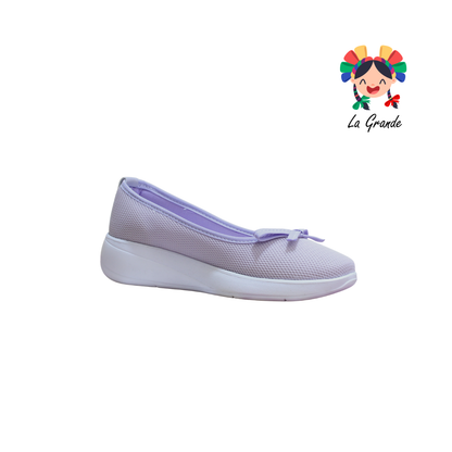 Candy SKR Lila Textil Tenis tipo Mocasín para Dama